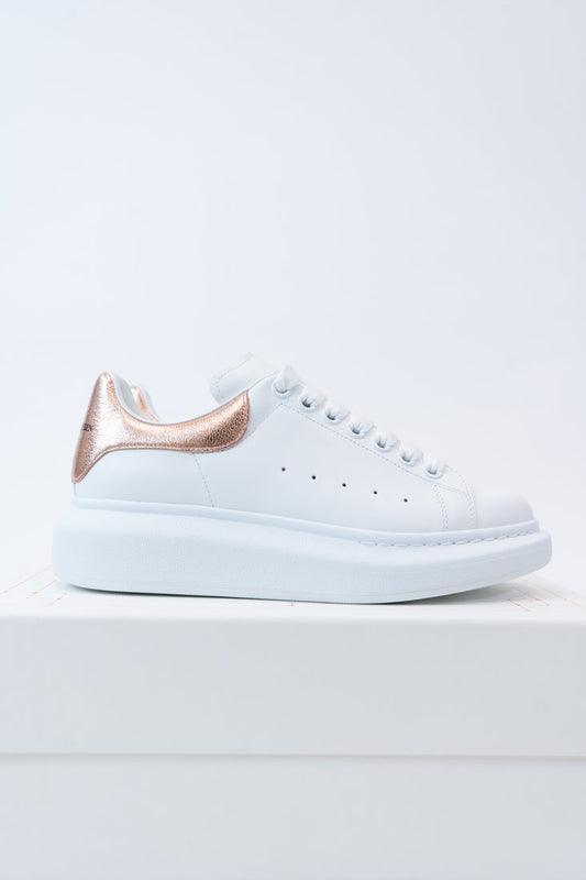 Sneakers White Oro rosa Donna