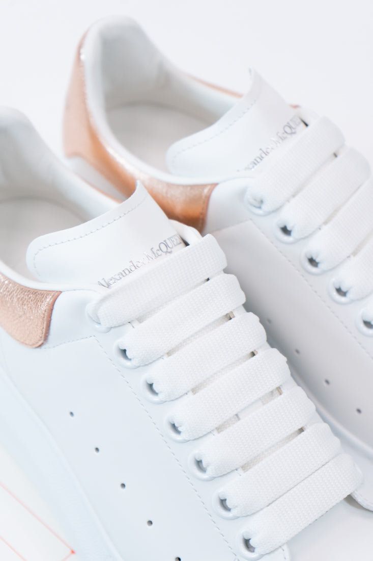 Sneakers White Oro rosa Donna