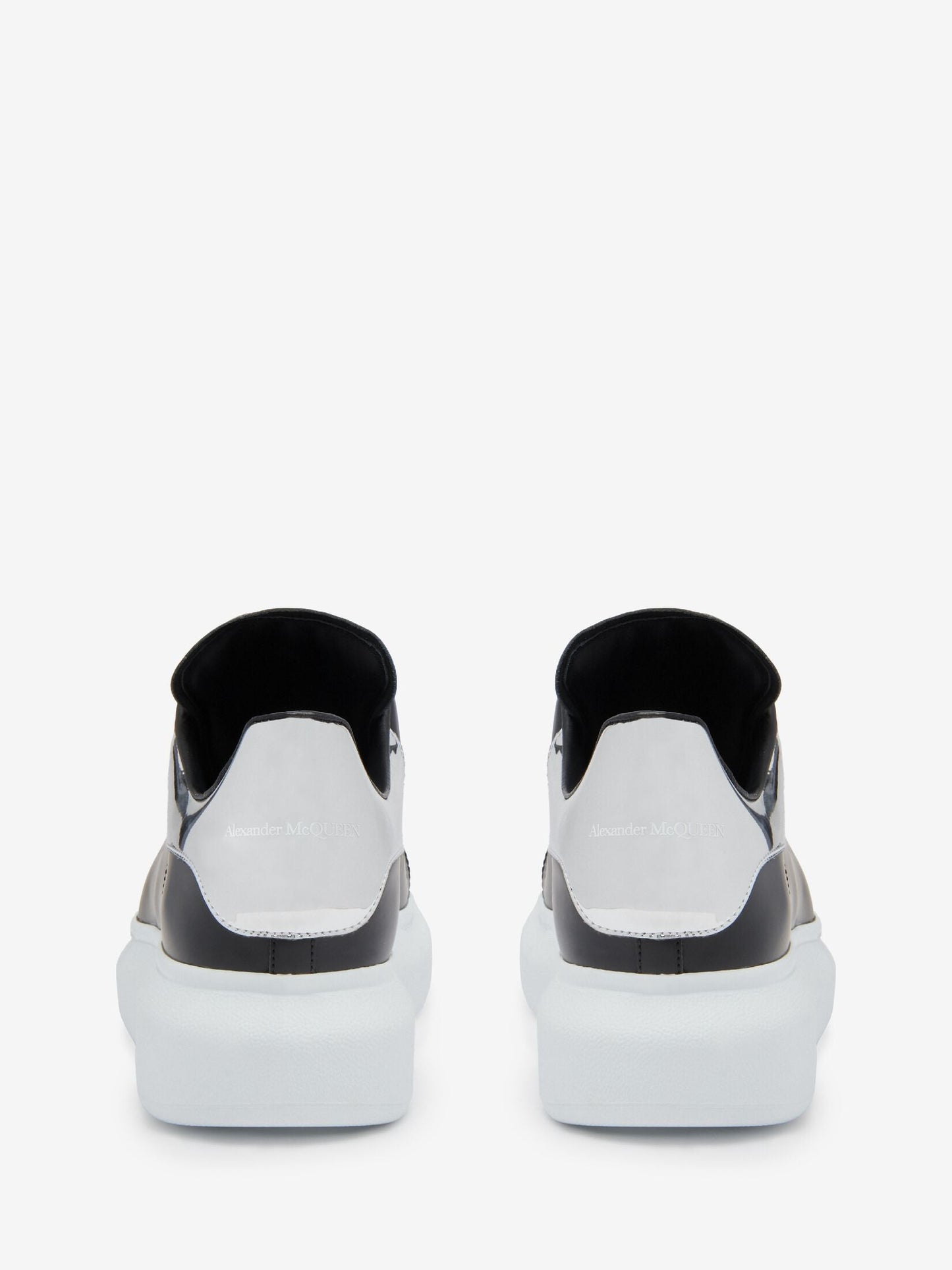 Sneaker Oversize in nero bianco silver