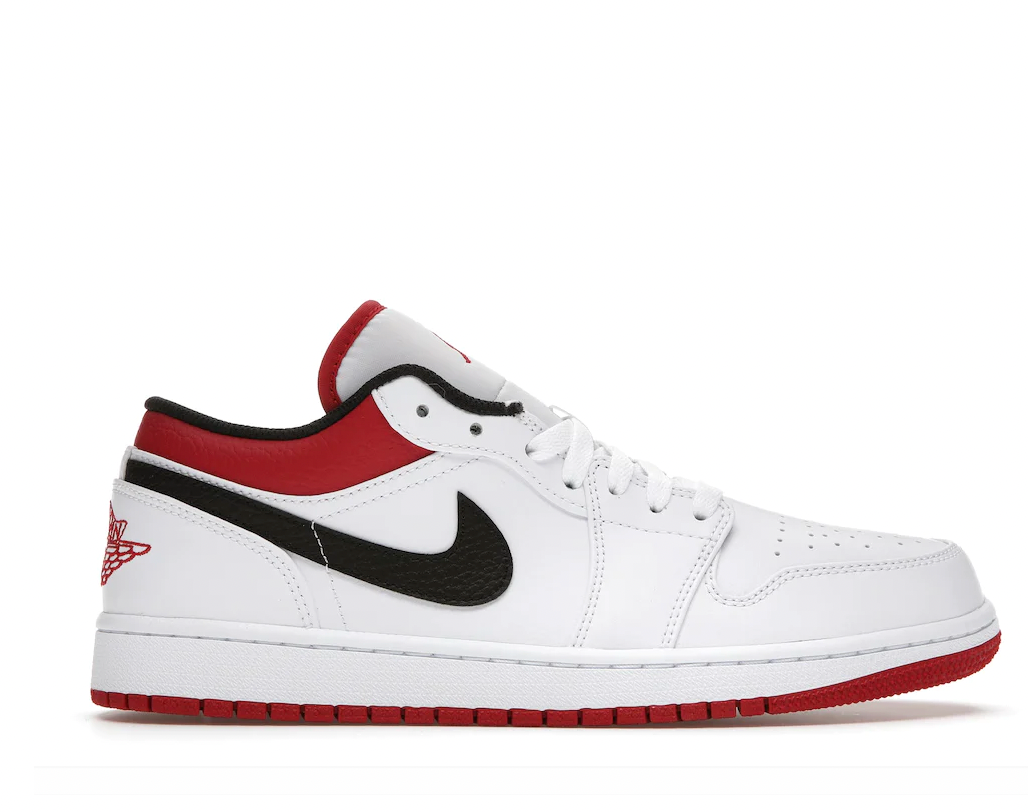 AJ 1 Low White University Red Black